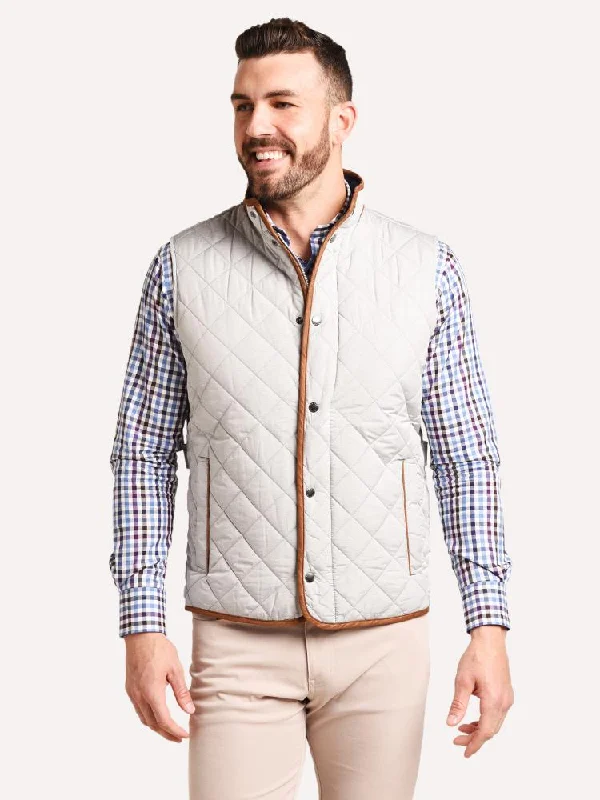 Peter Millar Men's Essex Quilted Traveler Vest