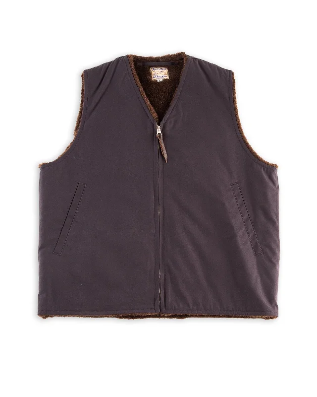 USN Alpaca Vest - Navy