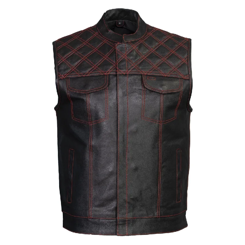 xelement-gold-series-xs13002-mens-stars-and-stripes-black-leather-mc-vest-with-usa-flag-liner