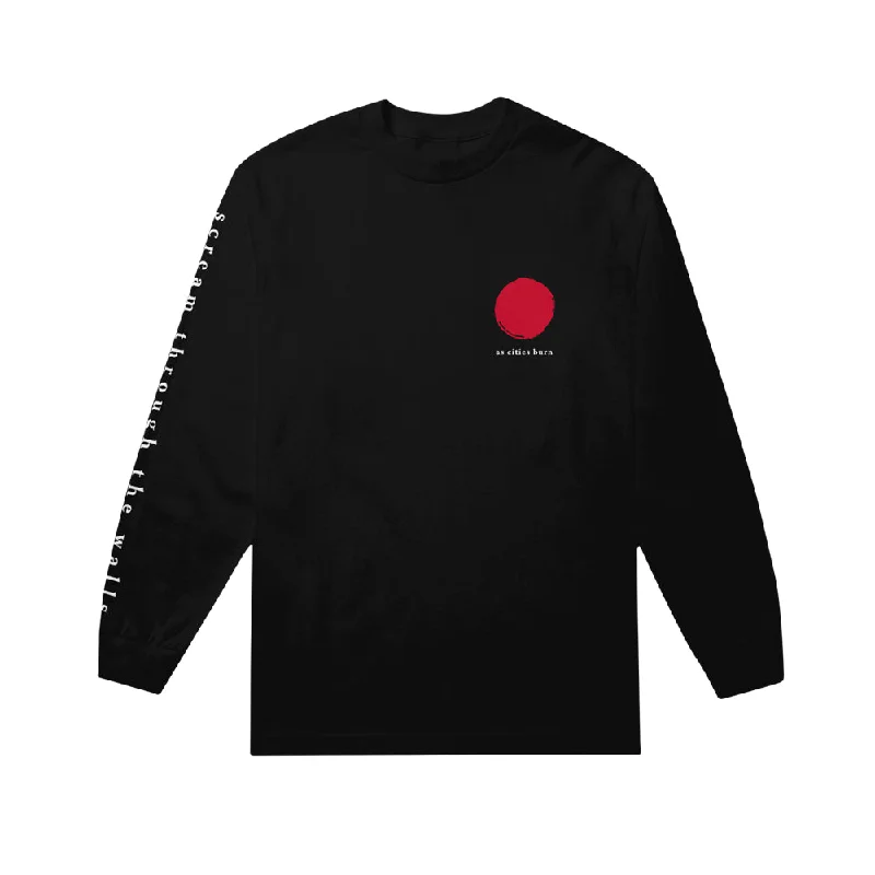 Paint Dab • Black • Long-Sleeve T-Shirt