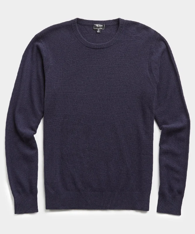 Cashmere Crewneck in Navy