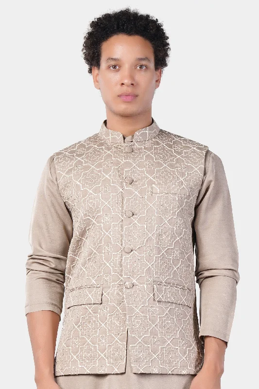 chalice-brown-trellis-pattern-thread-and-sequin-embroidered-designer-viscose-nehru-jacket-d