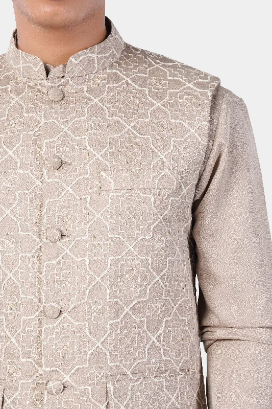 chalice-brown-trellis-pattern-thread-and-sequin-embroidered-designer-viscose-nehru-jacket-d