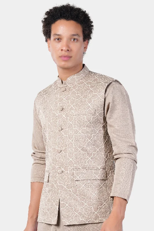 chalice-brown-trellis-pattern-thread-and-sequin-embroidered-designer-viscose-nehru-jacket-d