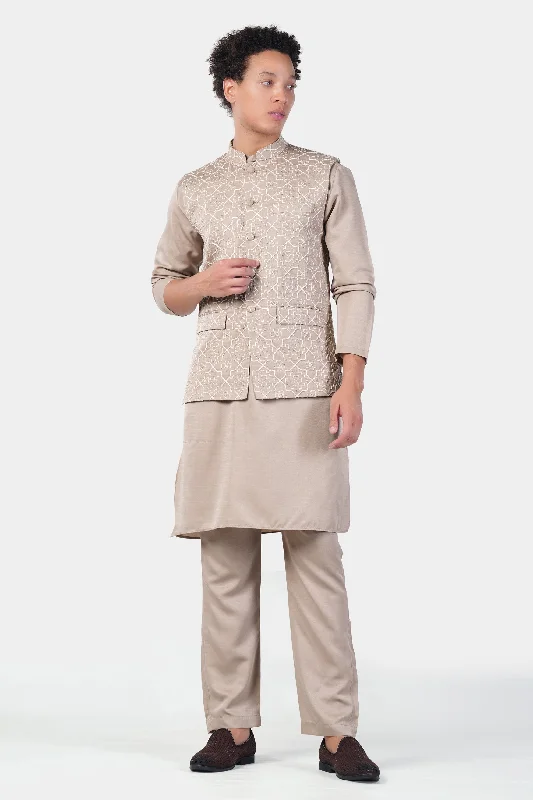 chalice-brown-trellis-pattern-thread-and-sequin-embroidered-designer-viscose-nehru-jacket-d