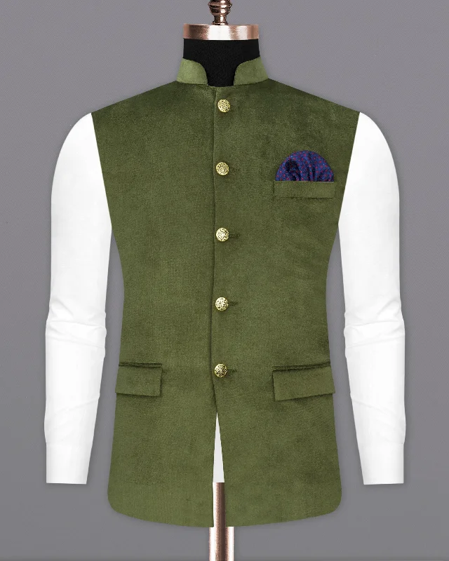 fuscous-green-velvet-designer-nehru-jacket-ax