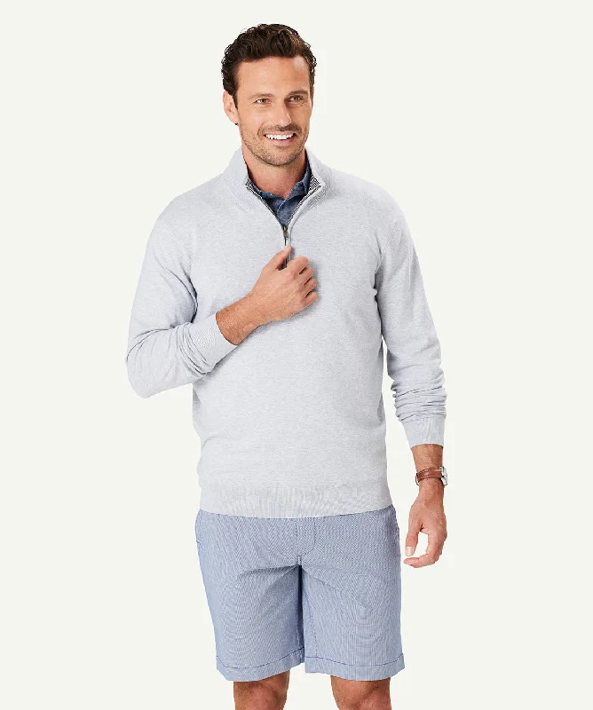 High Flex Half Zip Knit - Grey Marle