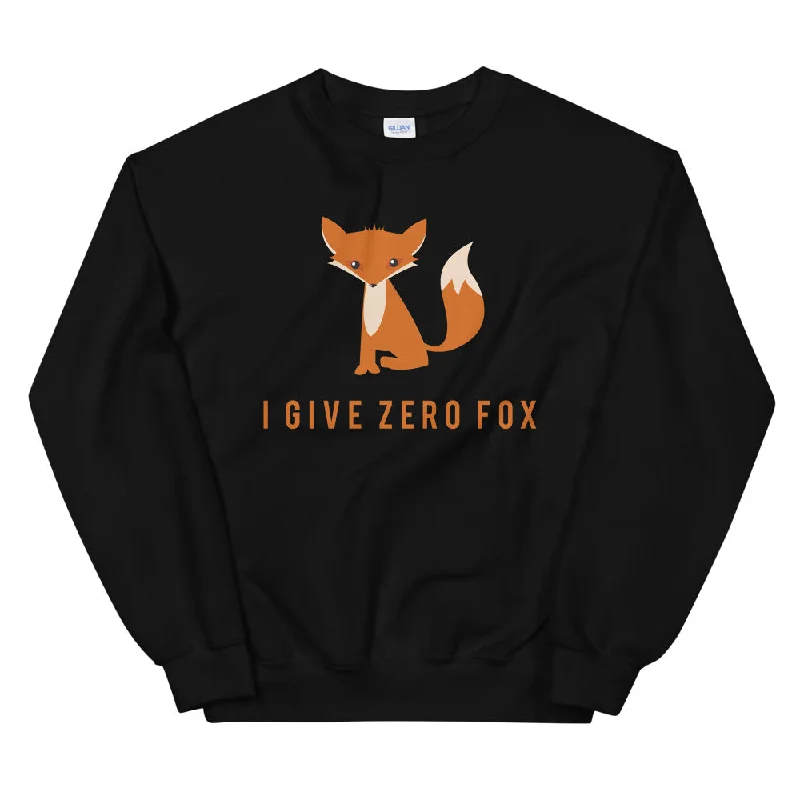 I Give Zero Fox Unisex Sweatshirt