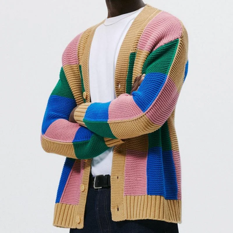 mens-fashion-colorblock-single-breasted-long-sleeve-knit-cardigan-81050023m