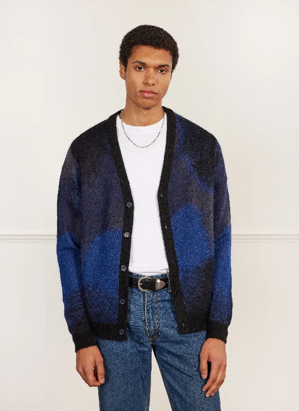 Saturn Dye Cardigan | Mohair | Navy