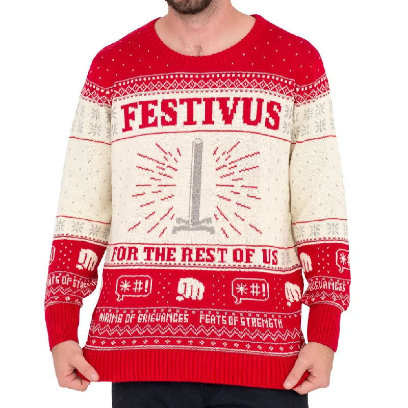 Seinfeld Festivus For The Rest Of Us Pole Ugly Christmas Sweater