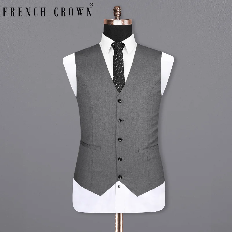 Storm Dust Grey Woolrich Waistcoat