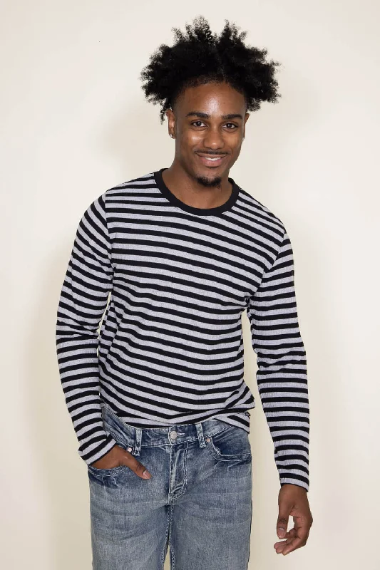 stripe-thermal-crew-long-sleeve-shirt-for-men-in-black-mk63-mp3764-blackhgrey