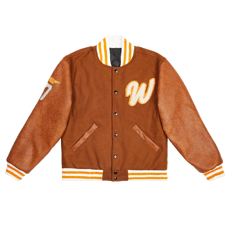 Wallen Leather Baseball Jacket