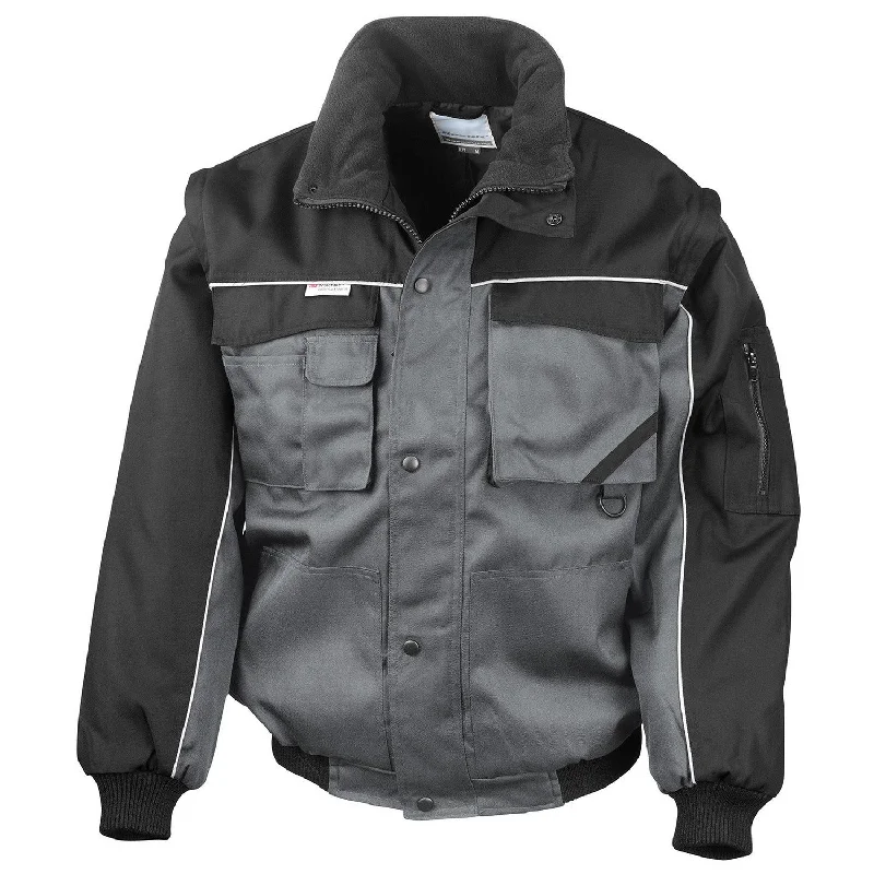 work-guard-by-result-mens-heavy-duty-zip-off-sleeves-pilot-jacket