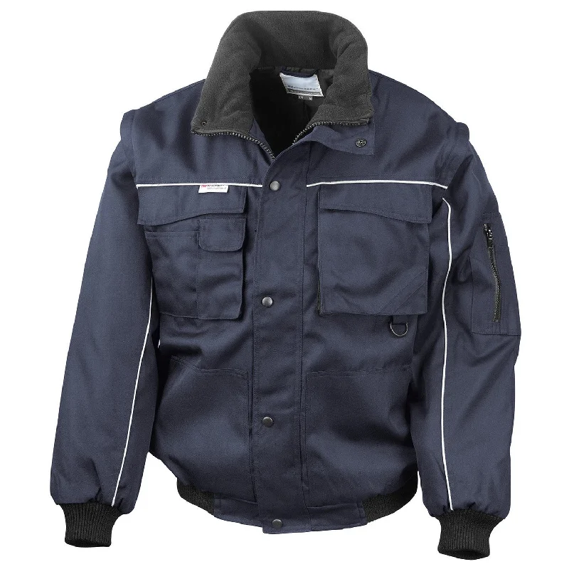 work-guard-by-result-mens-heavy-duty-zip-off-sleeves-pilot-jacket