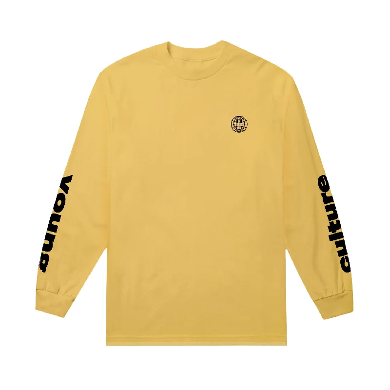 World •  Mustard • Long-Sleeve T-Shirt