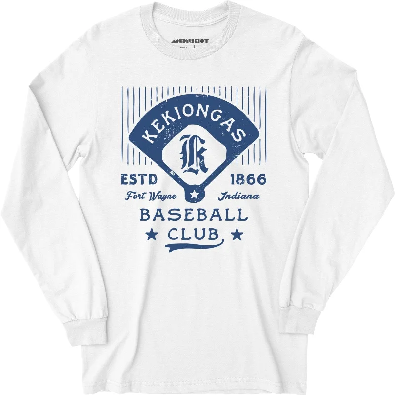 Fort Wayne Kekiongas - Indiana - Vintage Defunct Baseball Teams - Long Sleeve T-Shirt