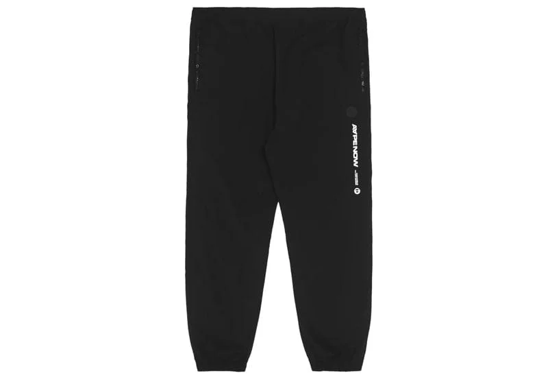 A Bathing Ape AAPE Now Nylon Woven Track Pant Black