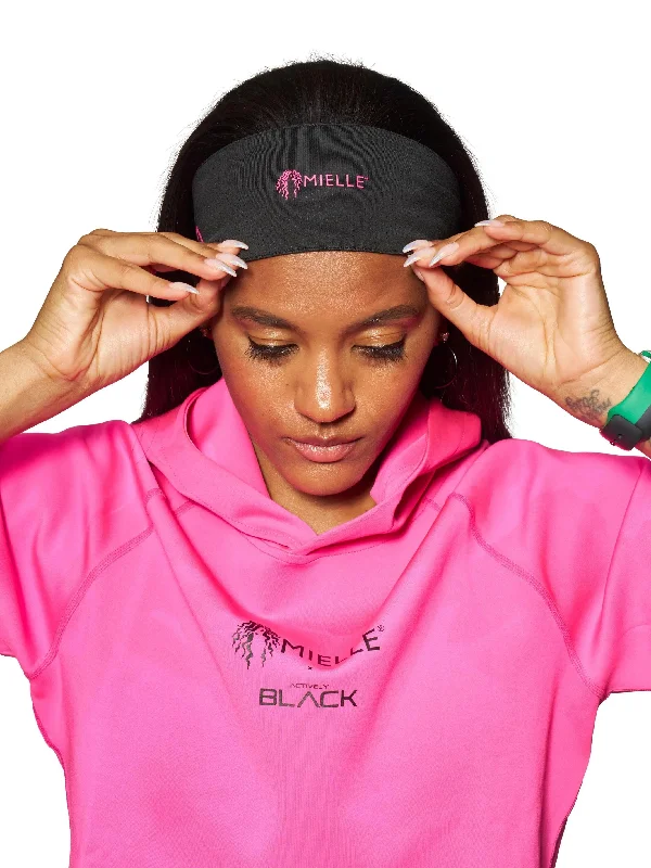 Actively Black x Mielle Pink Sweatband