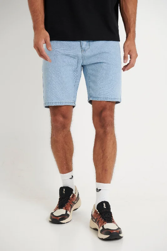 Andre Relaxed Denim Short Light