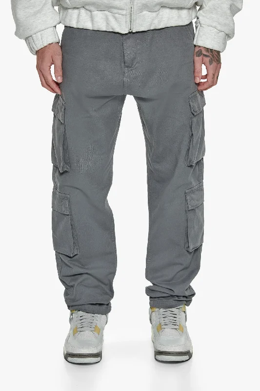 DOUBLE POCKET CARGO PANT GREY