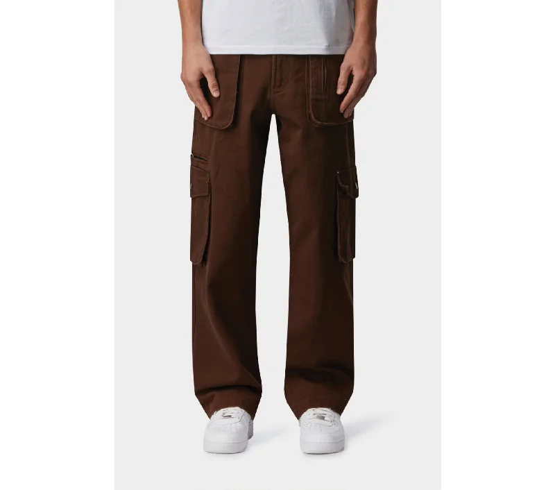 Edgar Cargo Pant - Dark Brown