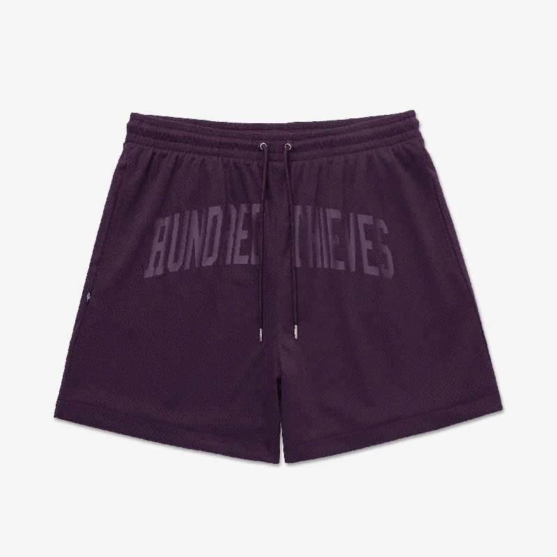 Foundations SS'24 Mesh Short - Plum