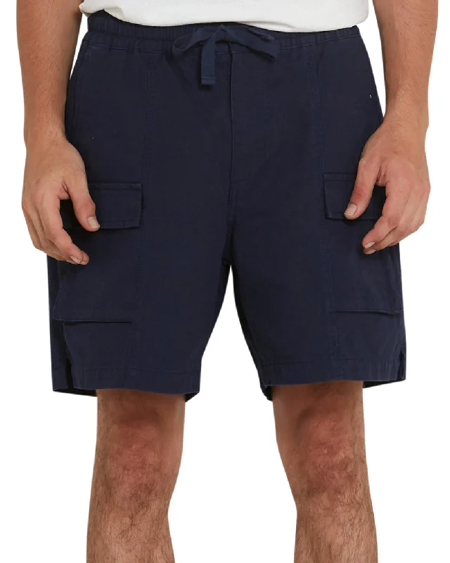 Geared Short - Washed Navy