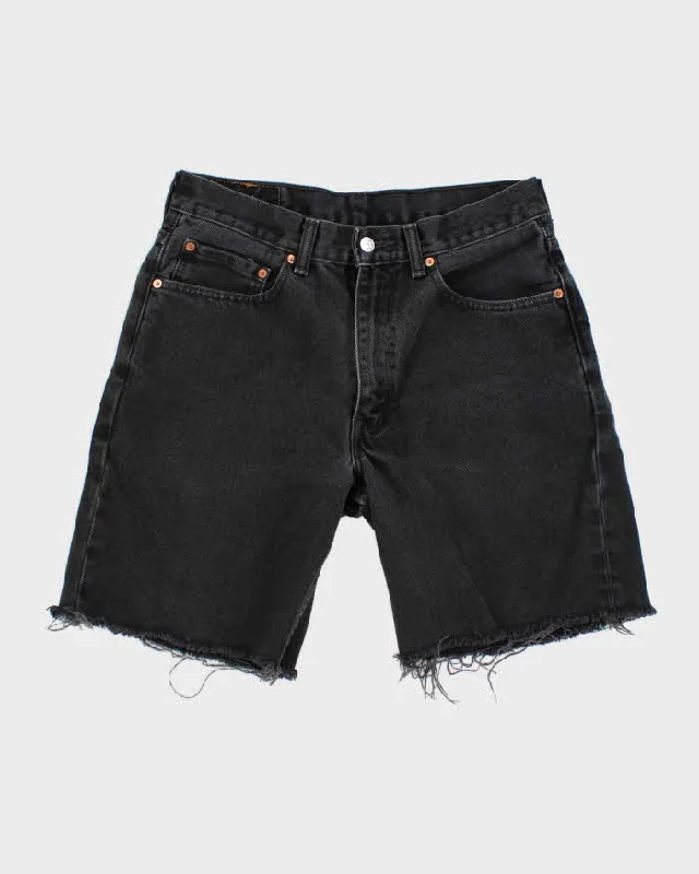 Levi's 550 Black Denim Shorts - W32