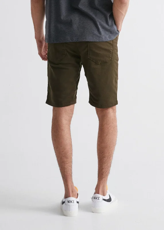 mens-stretch-shorts-army-green