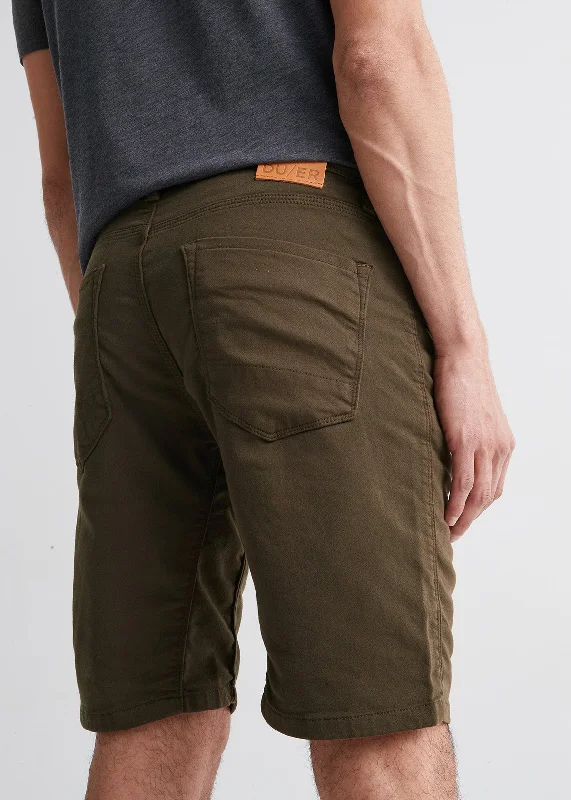 mens-stretch-shorts-army-green