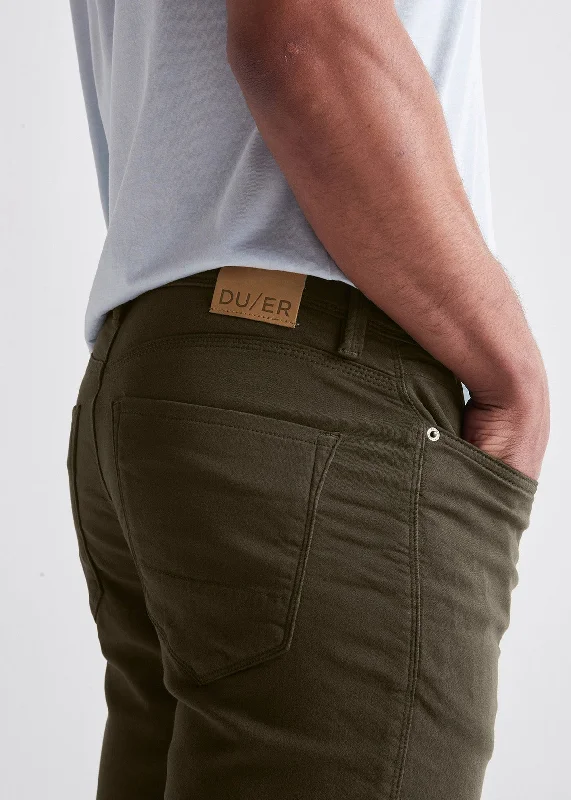 mens-stretch-shorts-relaxed-army-green