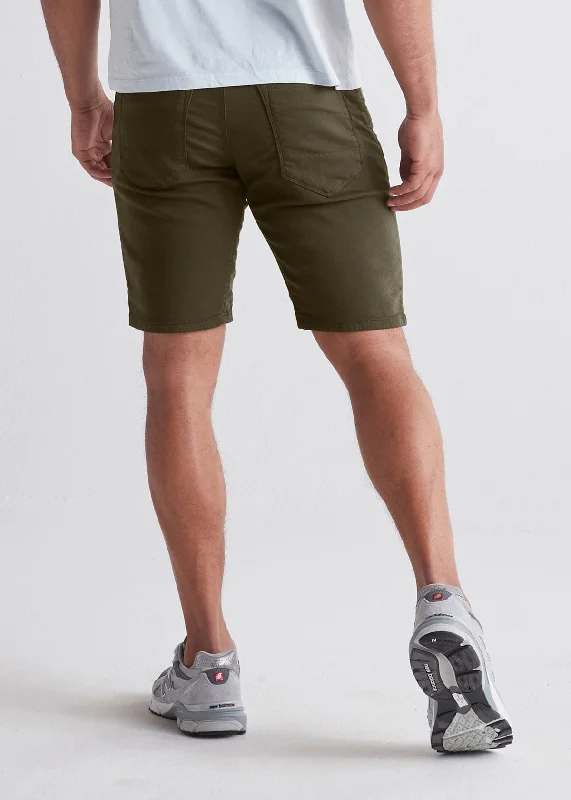 mens-stretch-shorts-relaxed-army-green