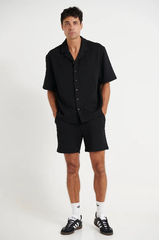 Noah Texture Short Black