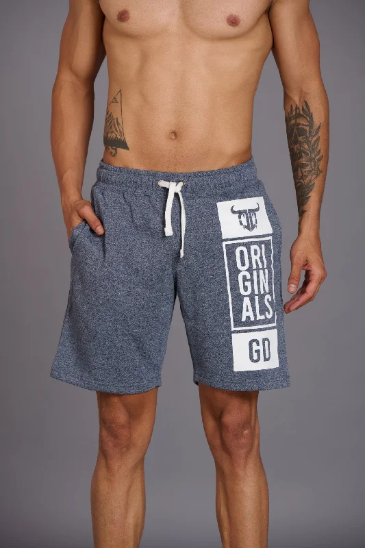 Original Go Devil Grey Shorts for Men