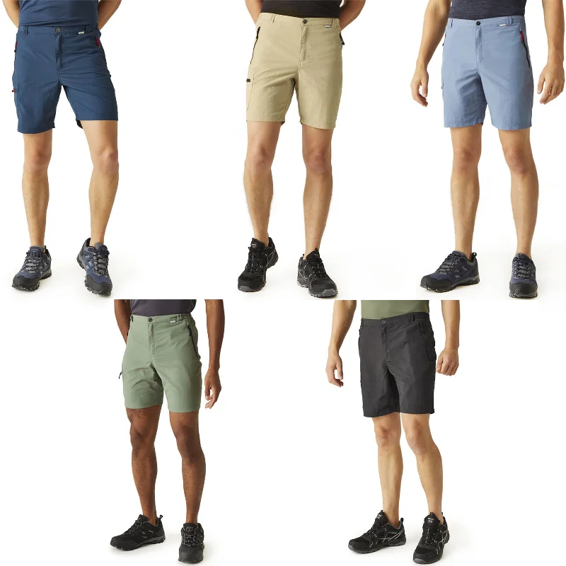 Regatta Mens Leesville II Multi Pocket Cargo Walking Shorts