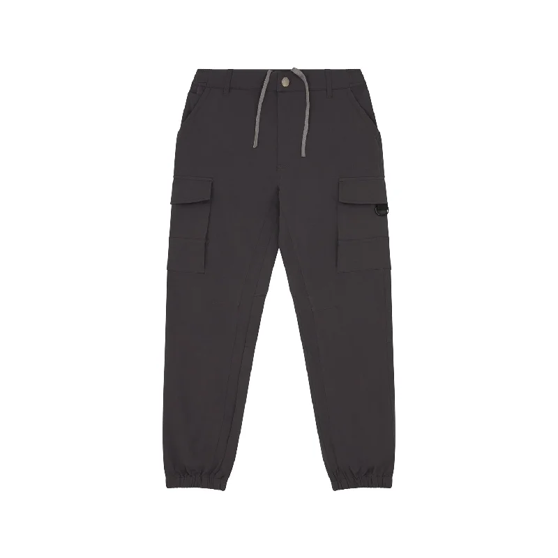 SOHO NYLON PANTS - CHARCOAL