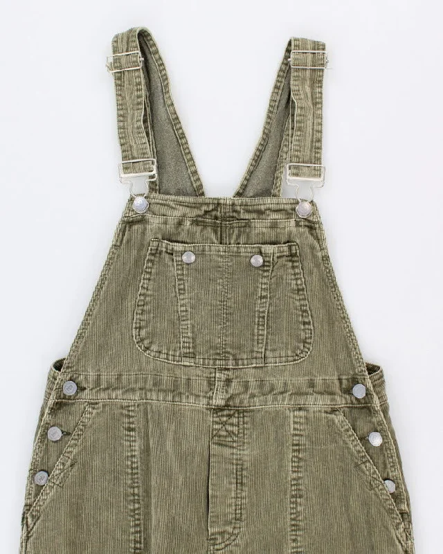 vintage-90s-green-corduroy-dungarees-w32-l29