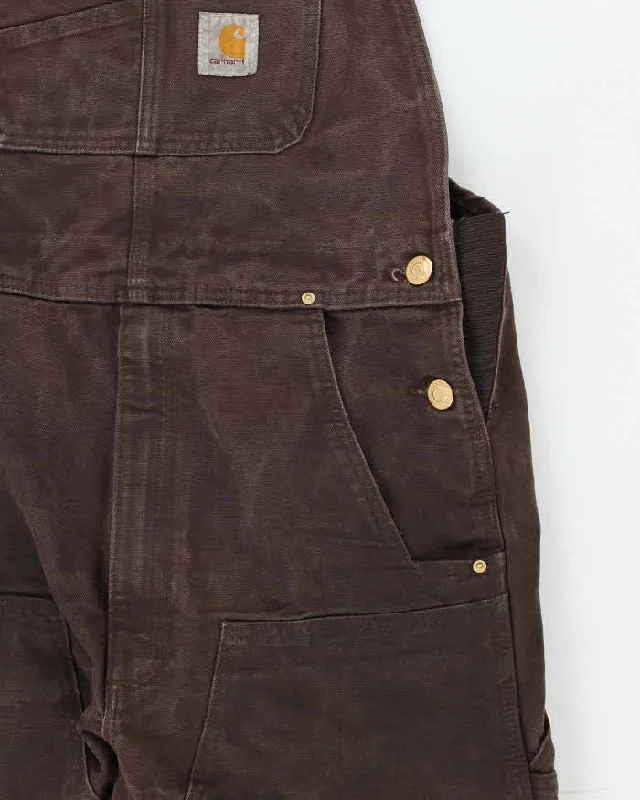 vintage-carhartt-double-knee-brown-workwear-dungarees-w36-l31