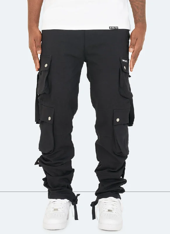 Vintage Double Strap Cargos - Black