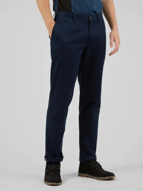 Signature Slim Stretch Chino Pant - Dark Navy