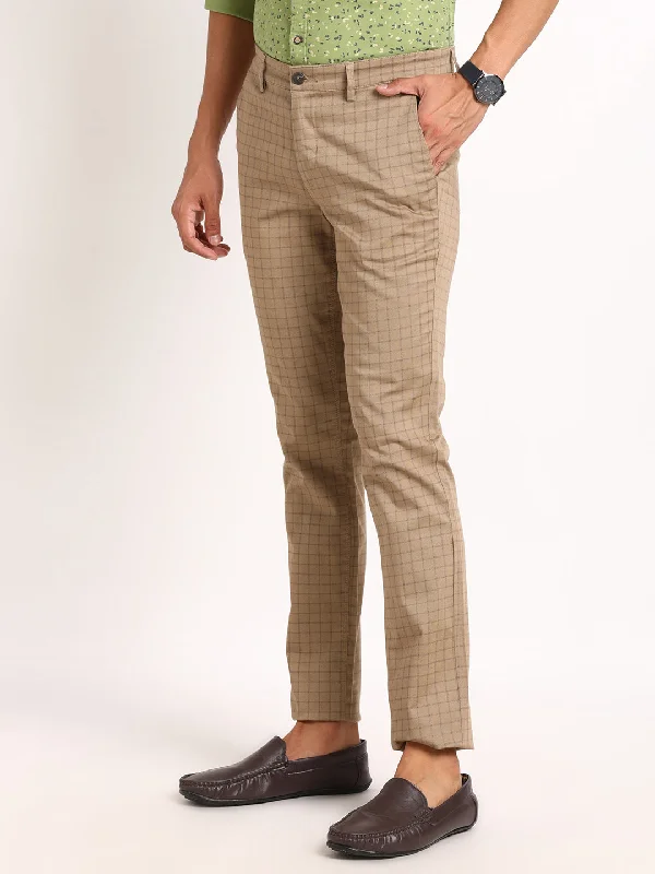 cotton-stretch-khaki-checkered-narrow-fit-flat-front-ottr-12030-1001-f-f-nar