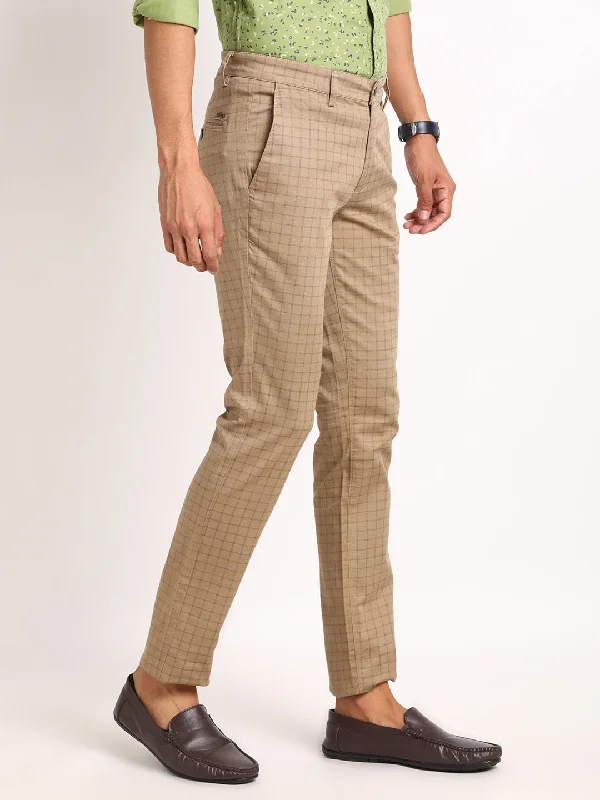 cotton-stretch-khaki-checkered-narrow-fit-flat-front-ottr-12030-1001-f-f-nar