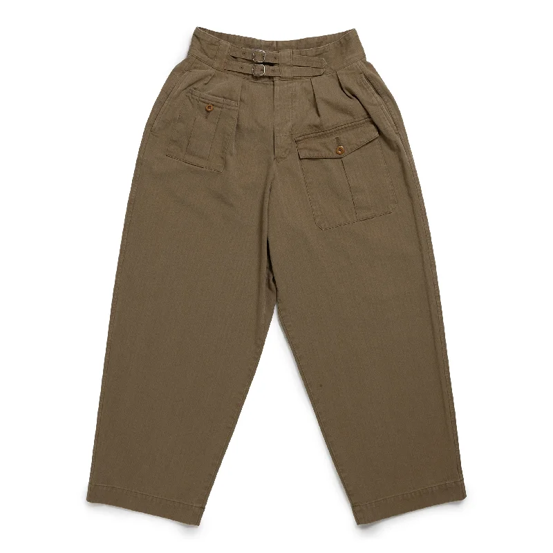 Haversack Herringbone Gurkha Pants Brown