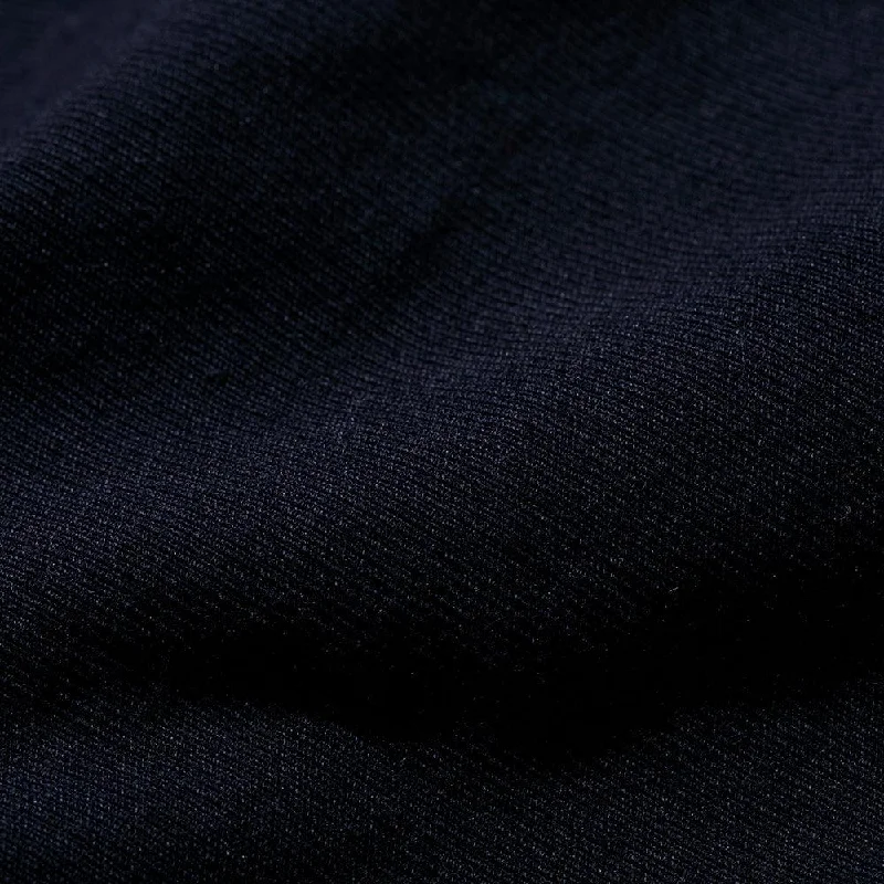 kuon-washi-cotton-pleated-tapered-trousers-dark-navy