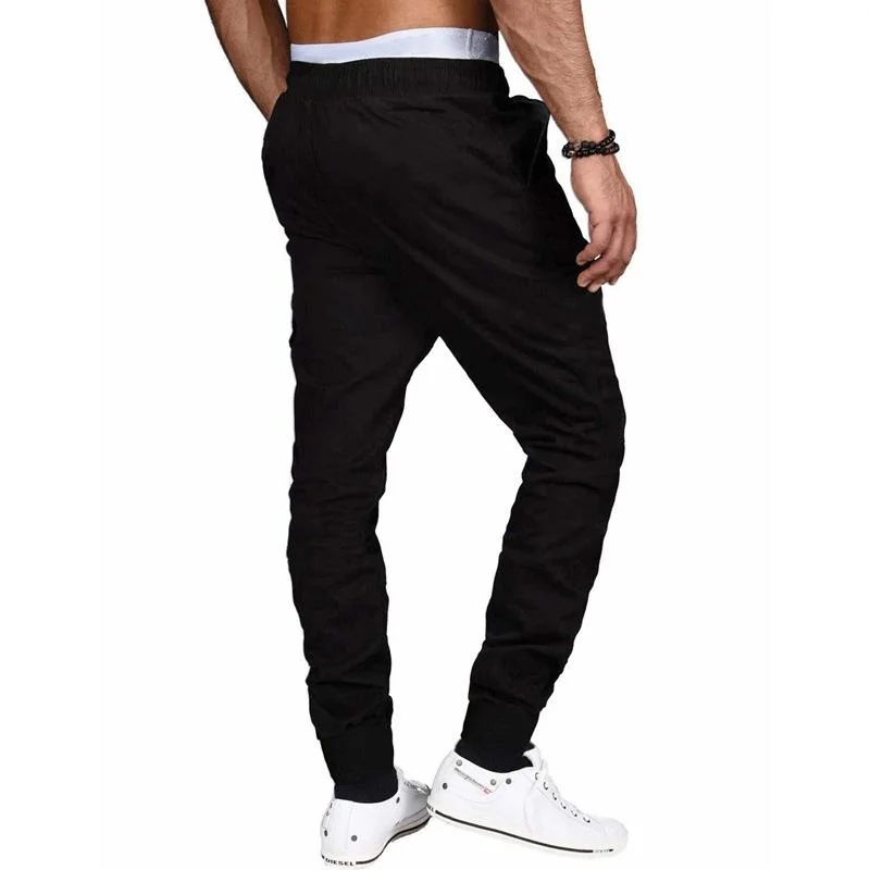 mens-casual-zipper-pocket-elastic-waist-slim-fit-pants-45566300m