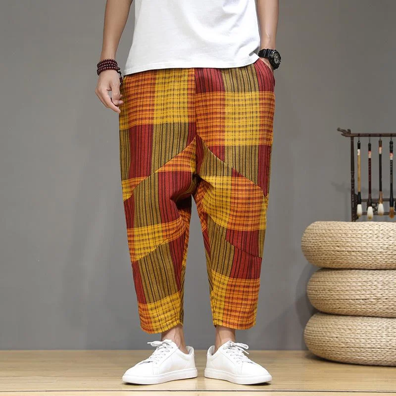 mens-retro-ethnic-print-loose-cropped-harem-pants-04313113m