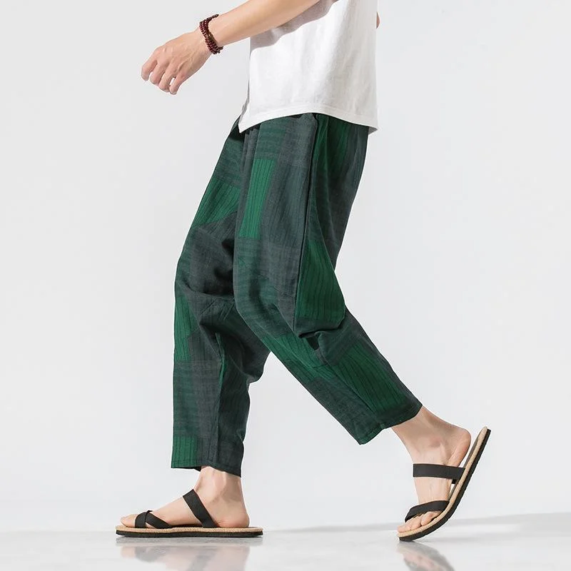 mens-retro-ethnic-print-loose-cropped-harem-pants-04313113m