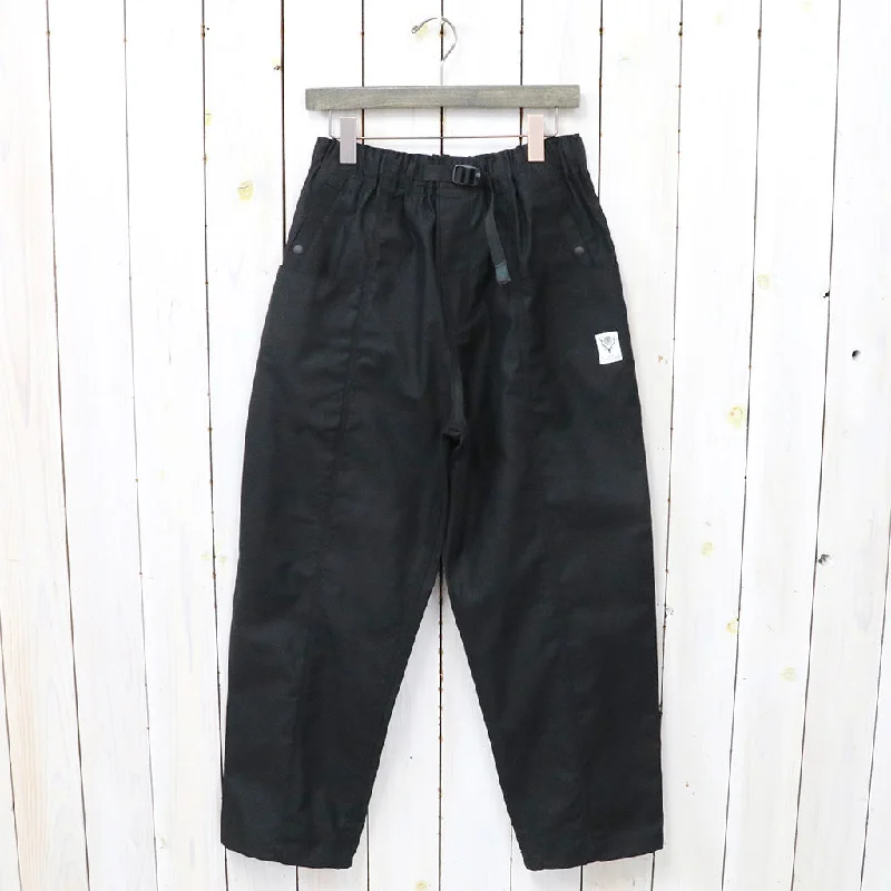 SOUTH2 WEST8『Belted C.S. Pant-Cotton Back Sateen』(Black)